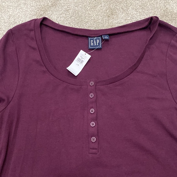 Purple Gap Long Sleeve Dress - Picture 2 of 3